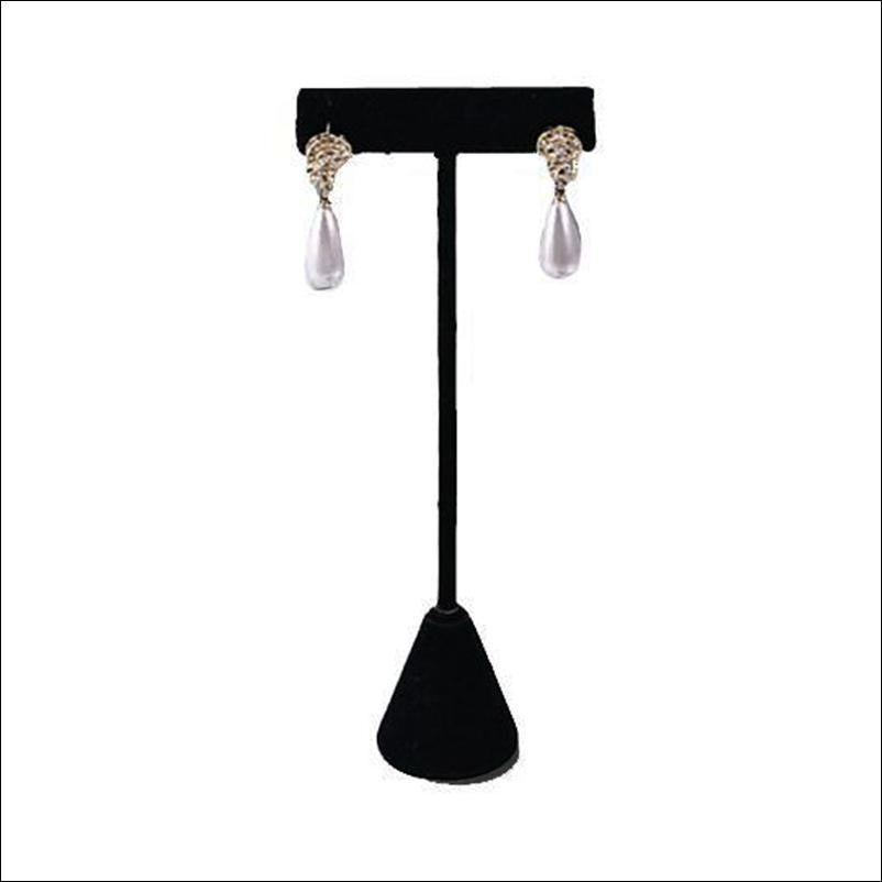 Black Velvet Earring Display - 1