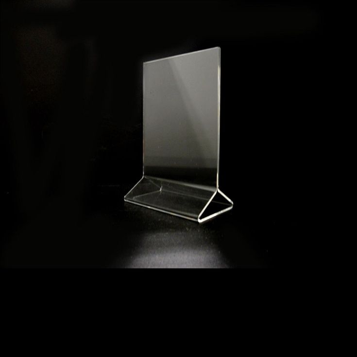 Acrylic Top Loading 2-Way Sign Holder - Multiple Sizes - 1