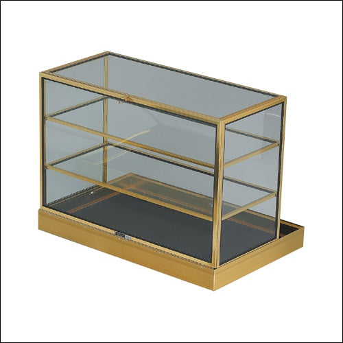 Portable Shelved Display Case 34"W X 22"L X 25"H - 1