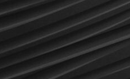 Black Nu Wave wall panel measuring 24 by 96 inches with a textured wave pattern