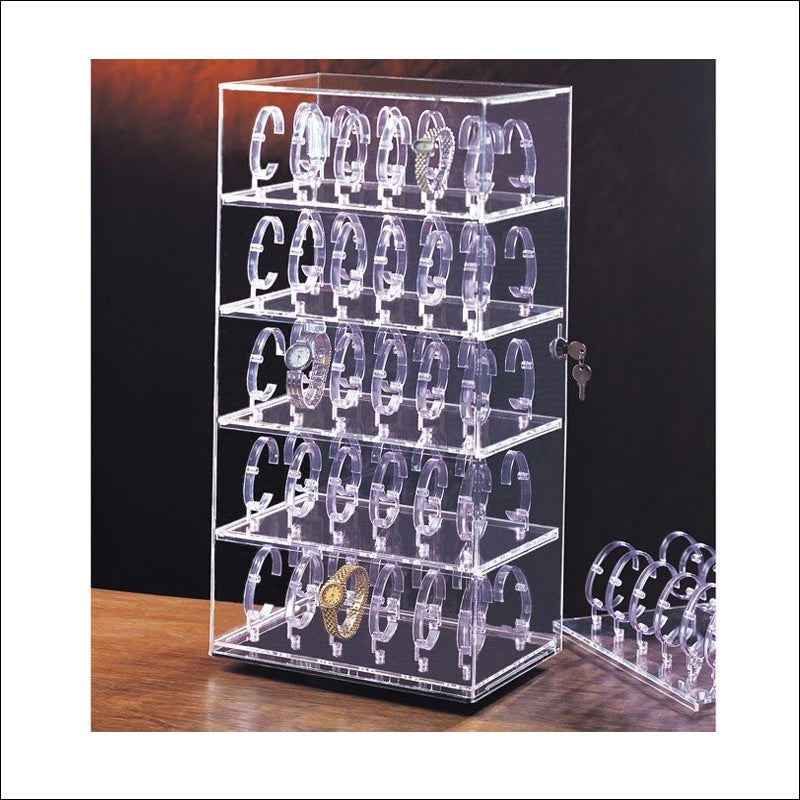 Acrylic 60 Watch Rotating Display - 1