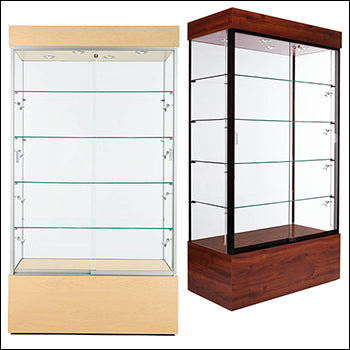 Traditional Euro Rectangular Trophy Showcase - Multiple Options - 1