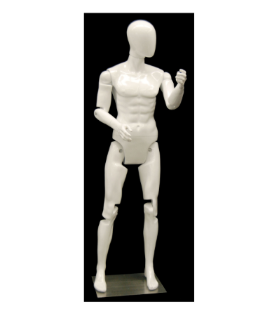 Male mannequin, flexible head, arms and legs. - 1