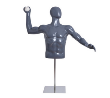 Male Mannequin Throwing a Baseball - 1