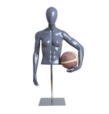 Female Basketball Player Mannequin holding a basketball - 1