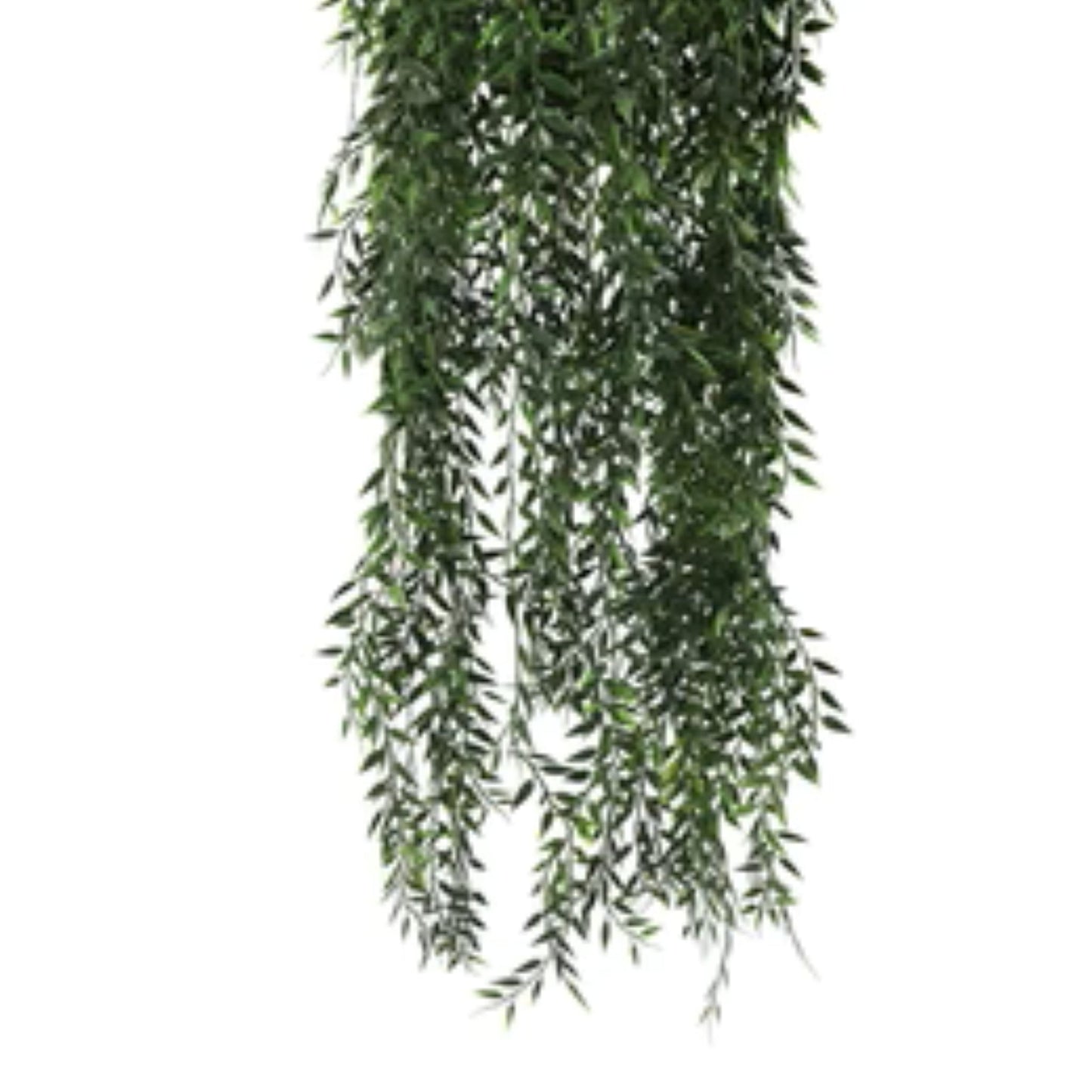 Hanging greenery basket measuring 13.8" x 55.1"