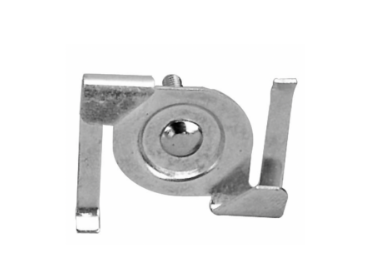 Track to T bar attachment. - 1