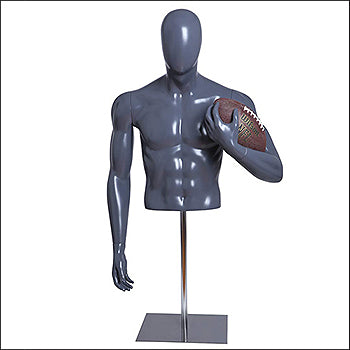 American Football Player Mannequin Form - Holding Ball Pose - 1