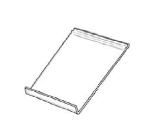 Slatwall Baseball Cap Display 7.25" x 12.5"L - 1