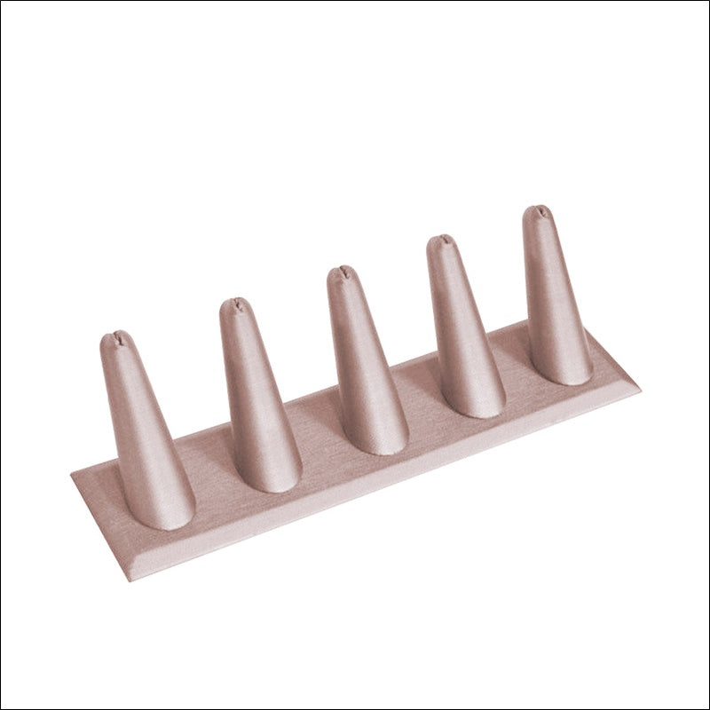 Champagne Pink Ring Display Five Finger - 1