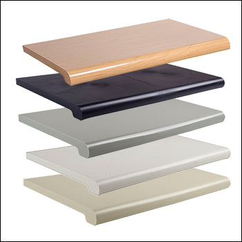 13" Depth Duron Bullnose Shelf - Many Finish Options - Set of 4 - 1
