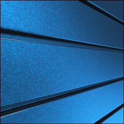 Candy Apple Blue Slatwall - 1
