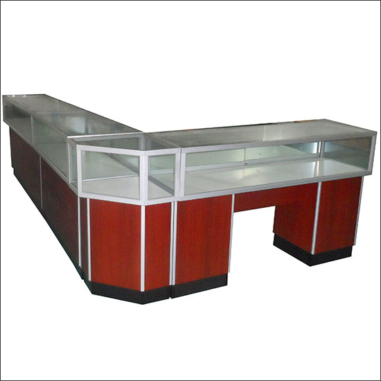 Premium Jewelry Kiosk L Combo Unit - Fully Assembled - Multiple Finish Options - 1