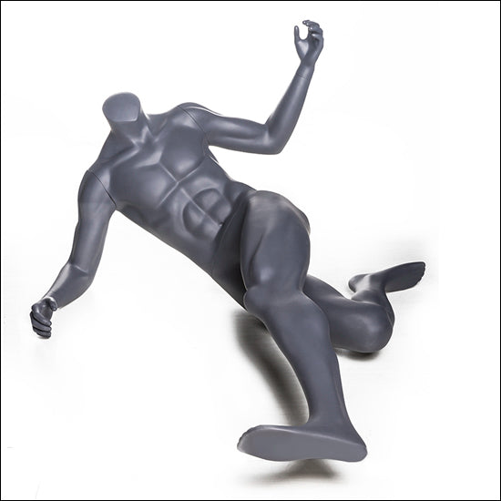 Headless Soccer Player Slide Pose or Baseball Player Slide Mannequin Pose - 1