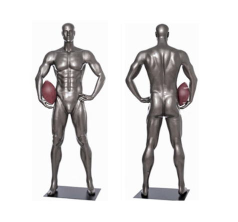 Football mannequin standing confidently - 1