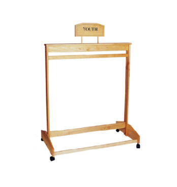 HANGBAR WOODEN RACK - 1