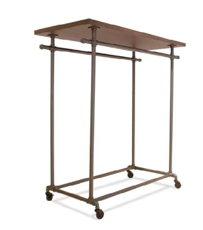 PIPELINE DOUBLE BALLET BAR WITH TOP SHELF - 1