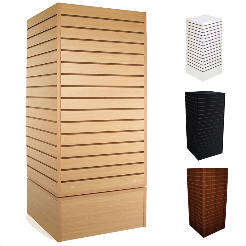 Large Revolving Slatwall Tower - Multi-Finish Options - 1