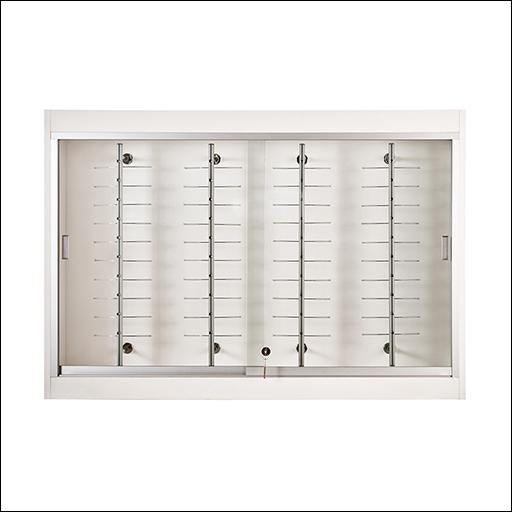 Euro Style 40 Frame Locking Wall Display - Multiple Finish Options - 1