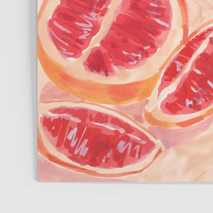 Close-up of Summer Picnic Poster showing smooth gloss texture and crisp color detail