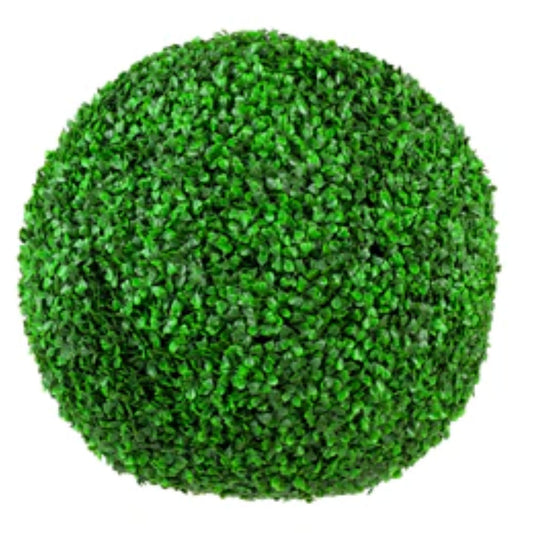 15-inch artificial boxwood topiary ball