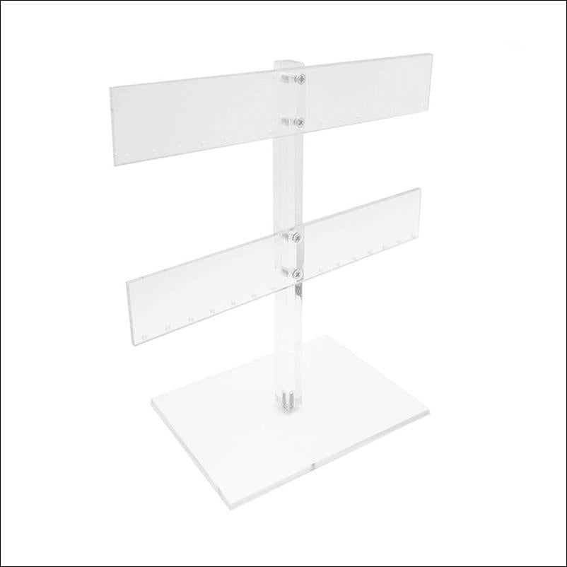 Acrylic Double T-Bar Earring Display - 1