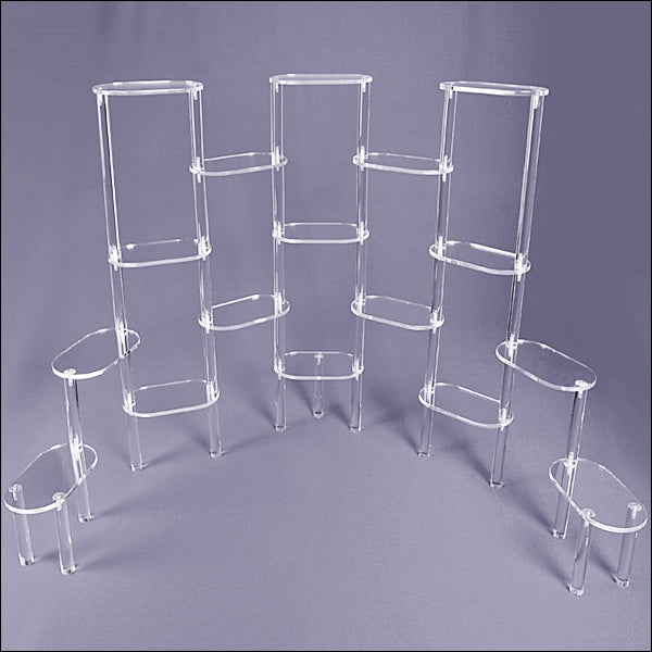 Acrylic Tier Display with 17 Platforms - 1