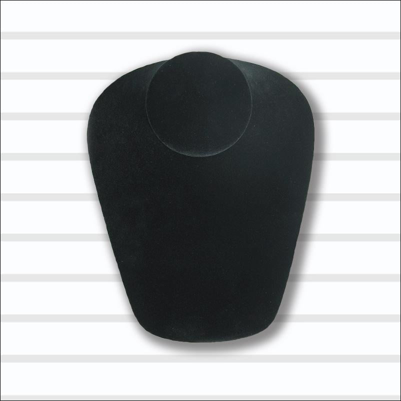 Black Velvet Slatwall Low Profile Bust - 1
