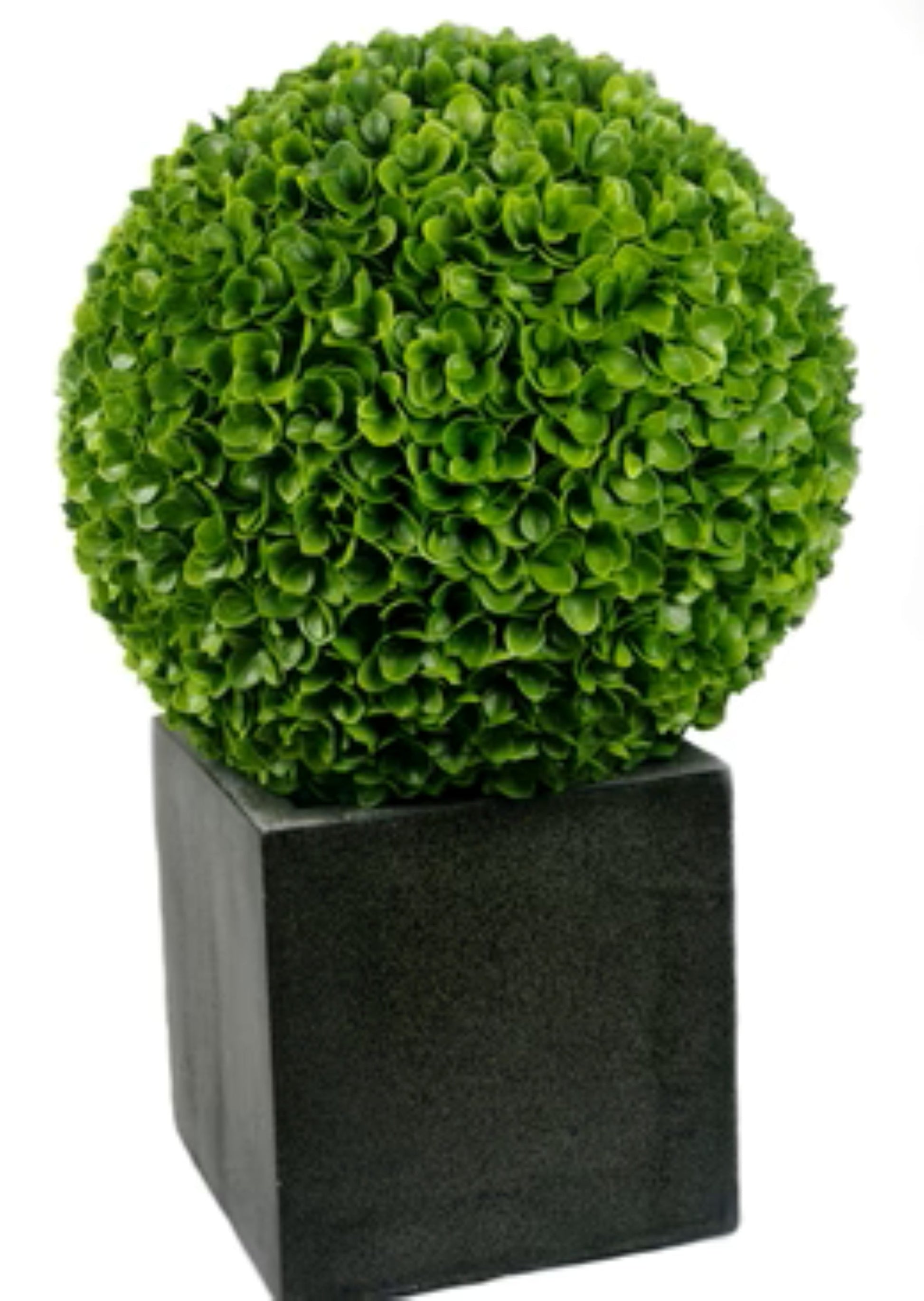 lifelike artificial topiary sphere for planters or hanging