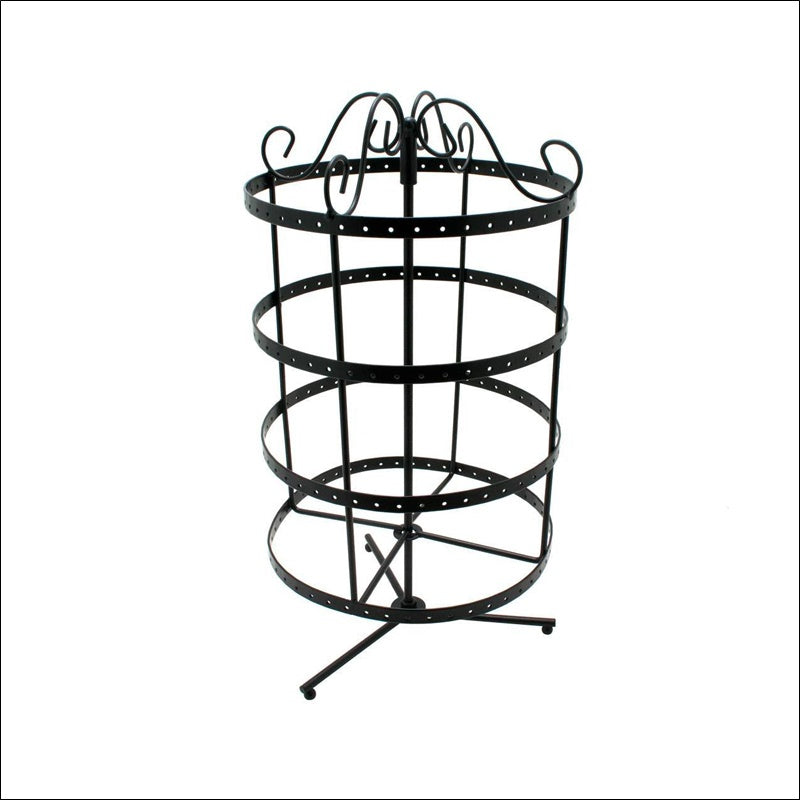 Circular Rotating Metal Earring Stand (96 Pair) - 1