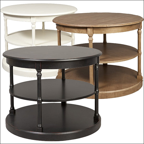 Vintage Classic Style Retail Draper Table - 48" Diameter - 1