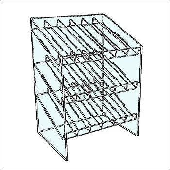 3-Tier Acrylic Nail Polish Bottle Display - 1