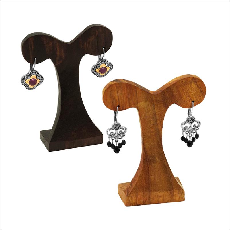 Wooden Earring Display - 1