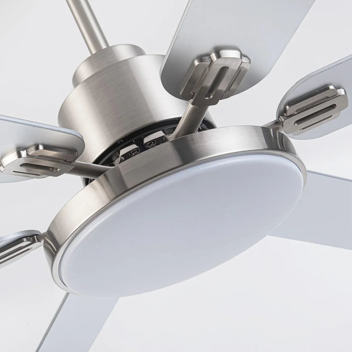 60-Inch Modern Ceiling Fan with LED Lighting and Remote Control – Reversible 6-Speed DC Motor