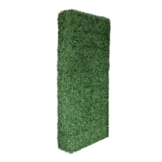 Premium 7.5 FT artificial boxwood hedge with dense green foliage