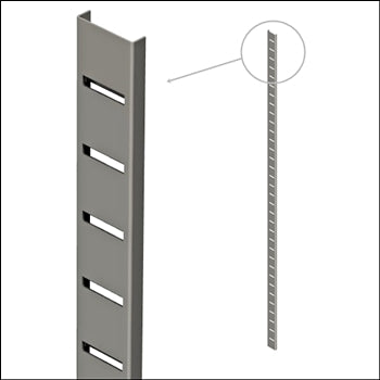 96" High SlatStrip with 34 Slat Opening Slits - 1