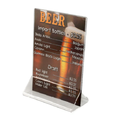 ACRYLIC MENU HOLDERS