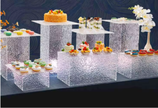 ACRYLIC RISERS AND DISPLAYS