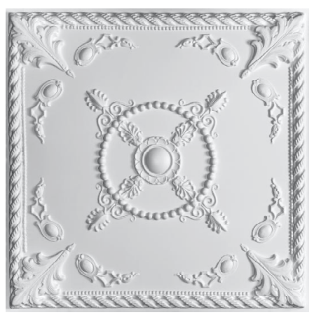 Alexander Ceiling Tiles In White