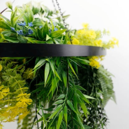 hanging plant décor for indoor or outdoor use