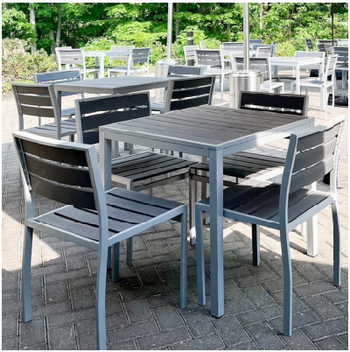 Black steel tables one