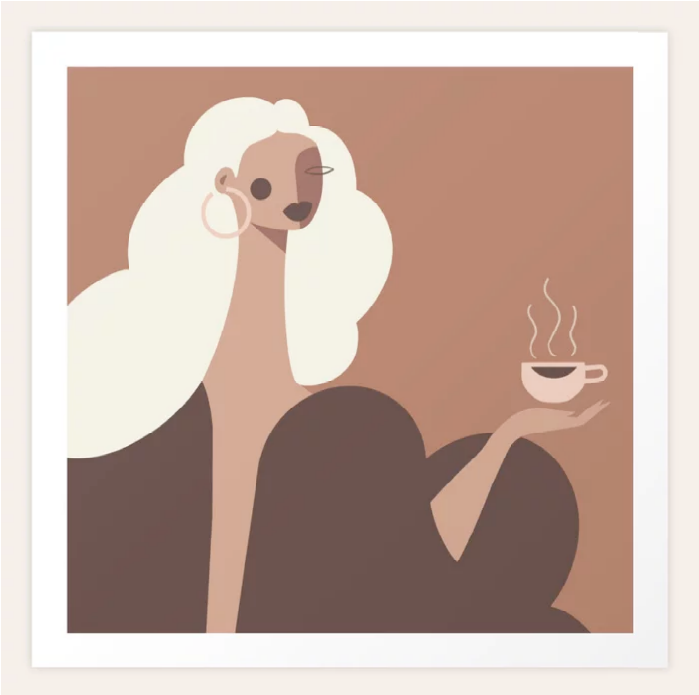 Coffee Hour Art Print