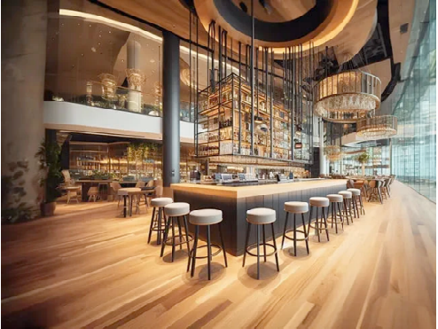 Commercial Restaurant flooring one