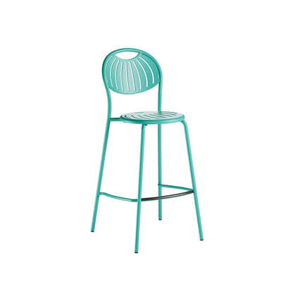 Ocean green Emu Coupole Bar E442 decorative steel barstool