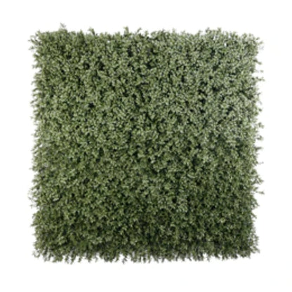 Dark green extra dense boxwood foliage panel measuring 40 by 40 inches
