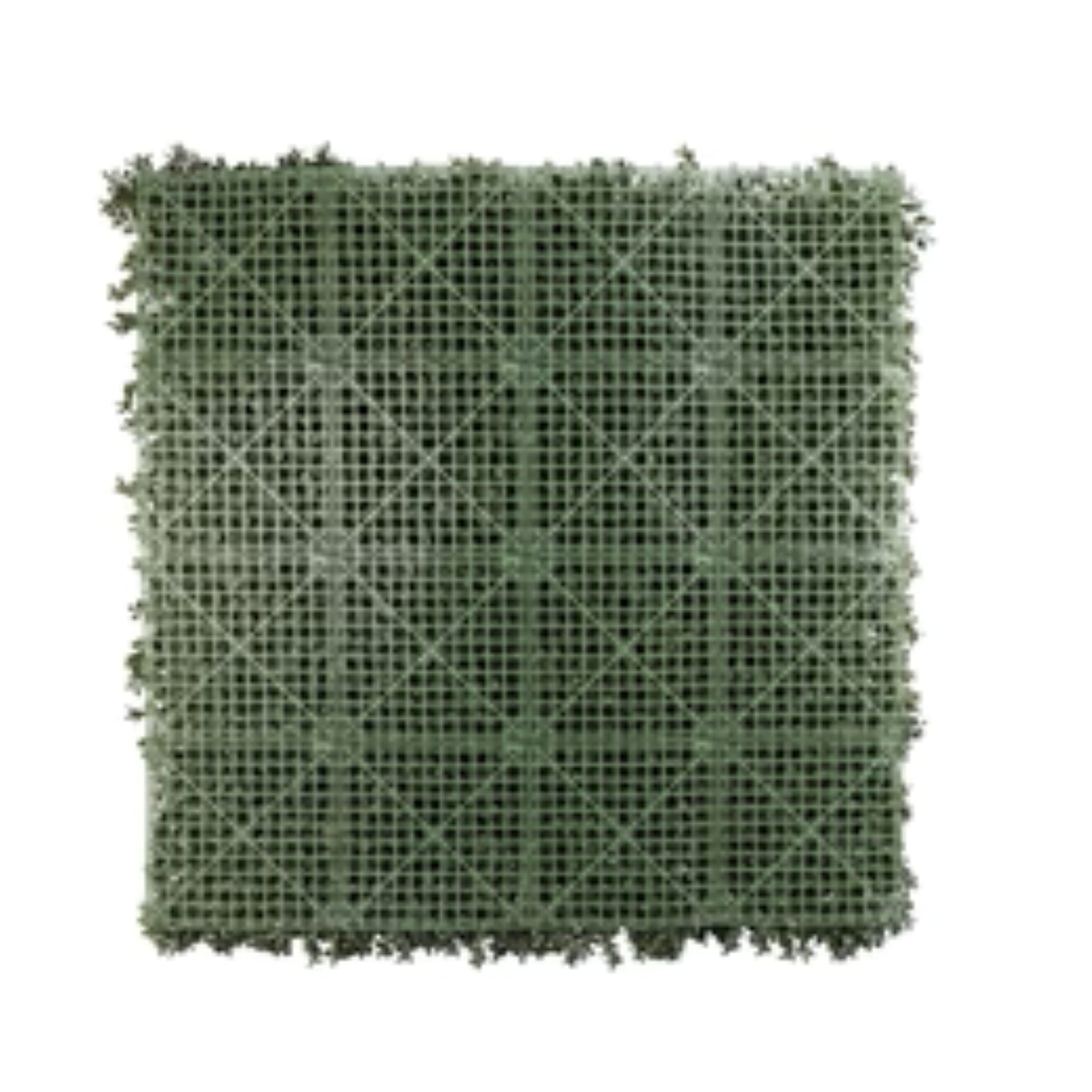 UV-proof, fire-rated commercial boxwood vertical garden panel back view