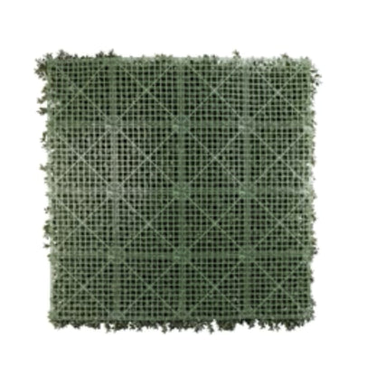 UV-proof, fire-rated commercial boxwood vertical garden panel back view