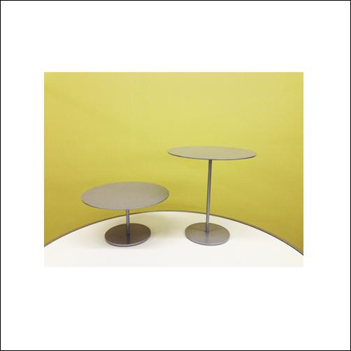 10" Diameter Round Risers - Matte Silver - 1