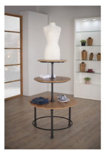 THREE TIER ROUND TABLE - 1