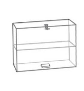Horizontal 2 Shelf 16"W x 7"D x 12"H - 1
